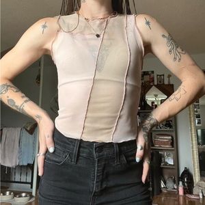 Urban Renewal Mesh Tank Top